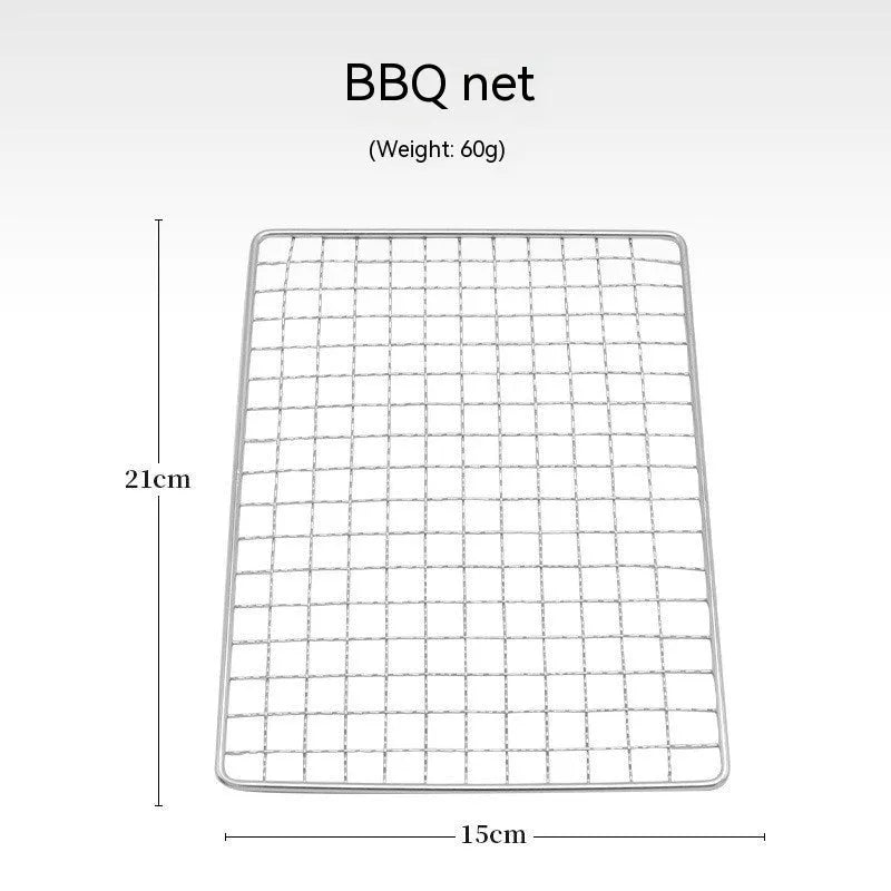 Folding stainless steel outdoor barbecue oven with large grill rack and storage bag.