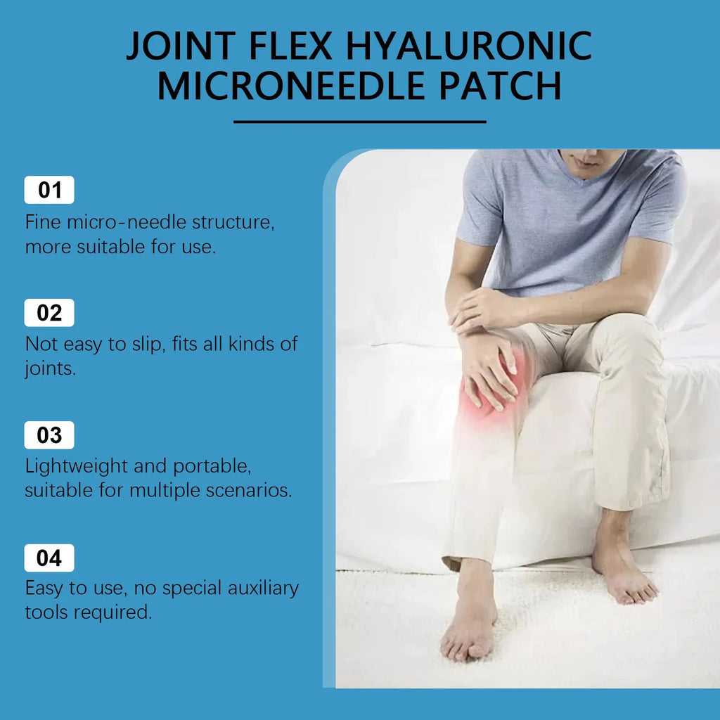 Four curcumin joint microneedle patches for body care application