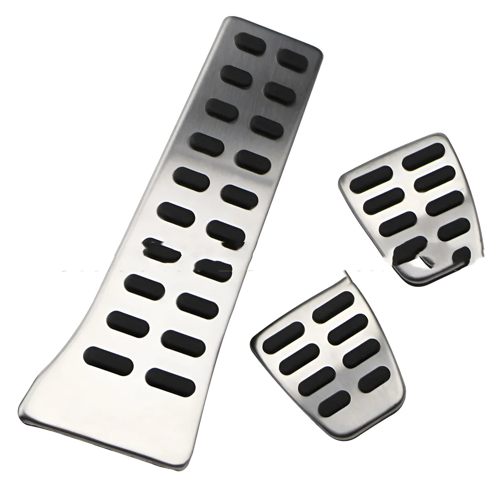 Stainless steel accelerator pedal set for Hyundai vehicles with automatic or manual transmission options