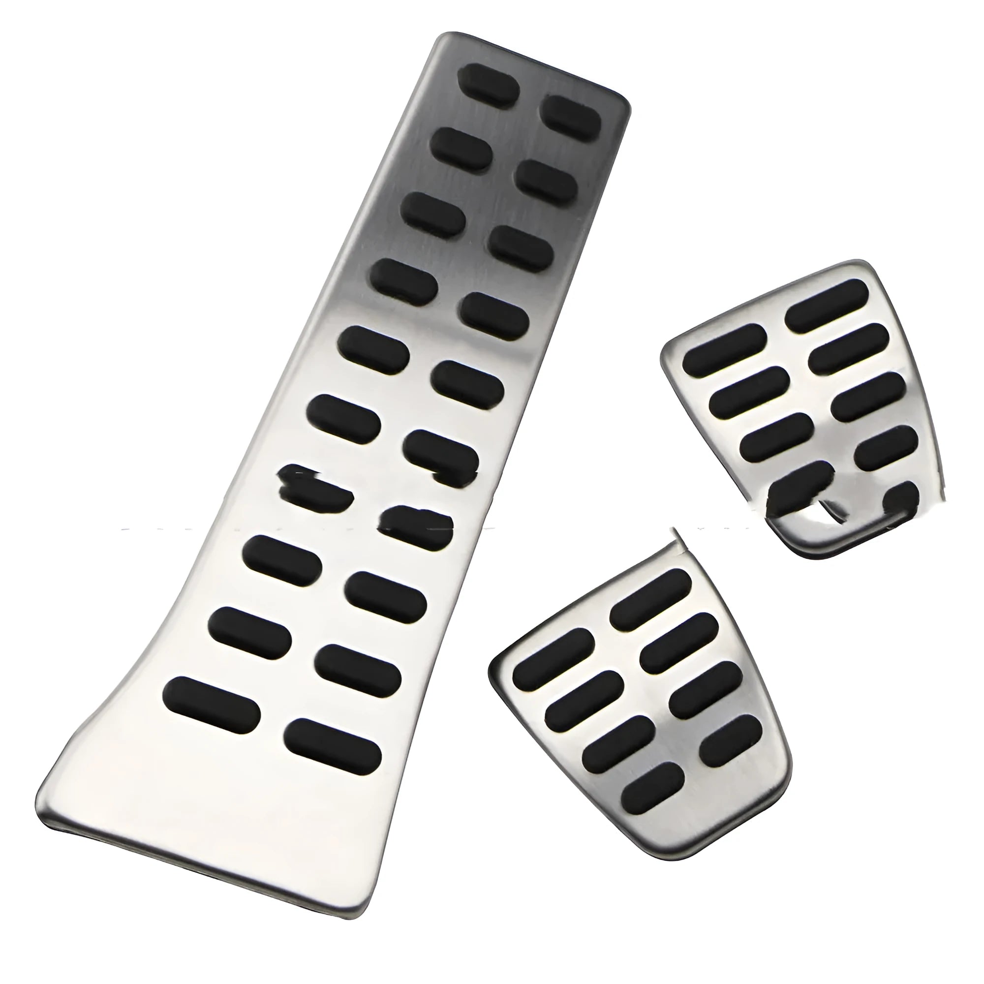 Stainless steel accelerator pedal set for Hyundai vehicles with automatic or manual transmission options