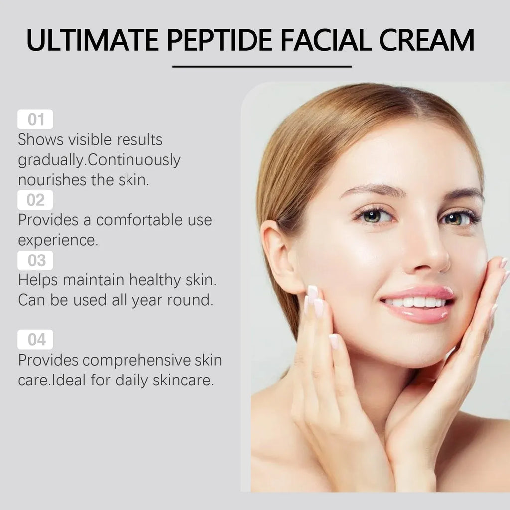 50g jar of ceramide NP facial moisturising cream with peptide complex