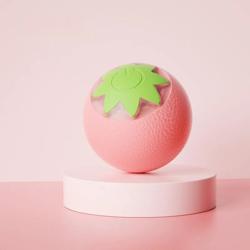 Green automatic rolling ball pet toy measuring 4.5cm for indoor dog and cat entertainment