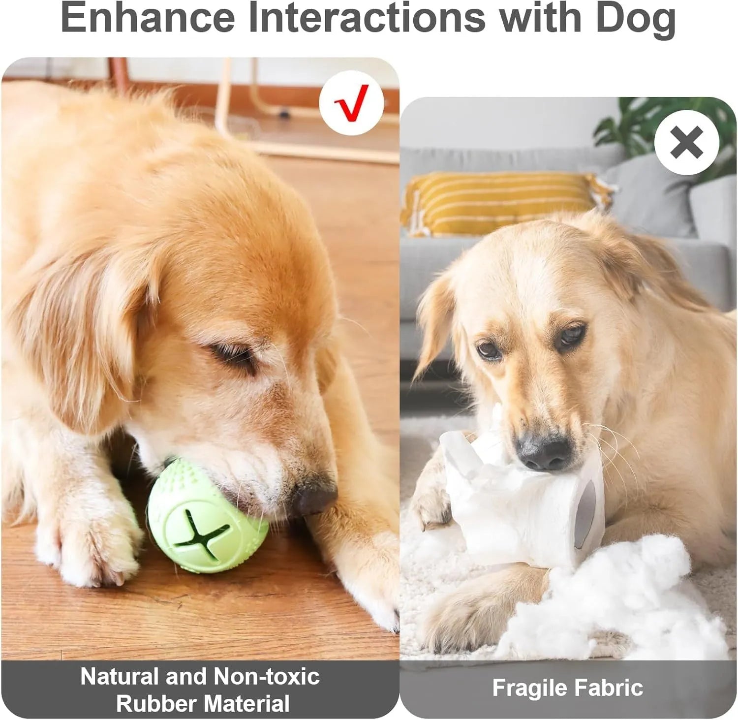 Blue, green and orange natural rubber bone-shaped dog chew toy for aggressive chewers