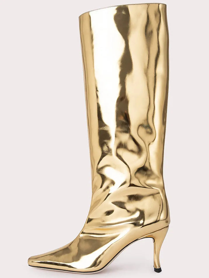 Women's square toe cowboy boots in microfiber available in multiple colours including snake pattern