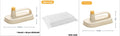 Magic cleaning brush with plastic handle and 50 disposable white non-woven fabric rag refills for household cleaning