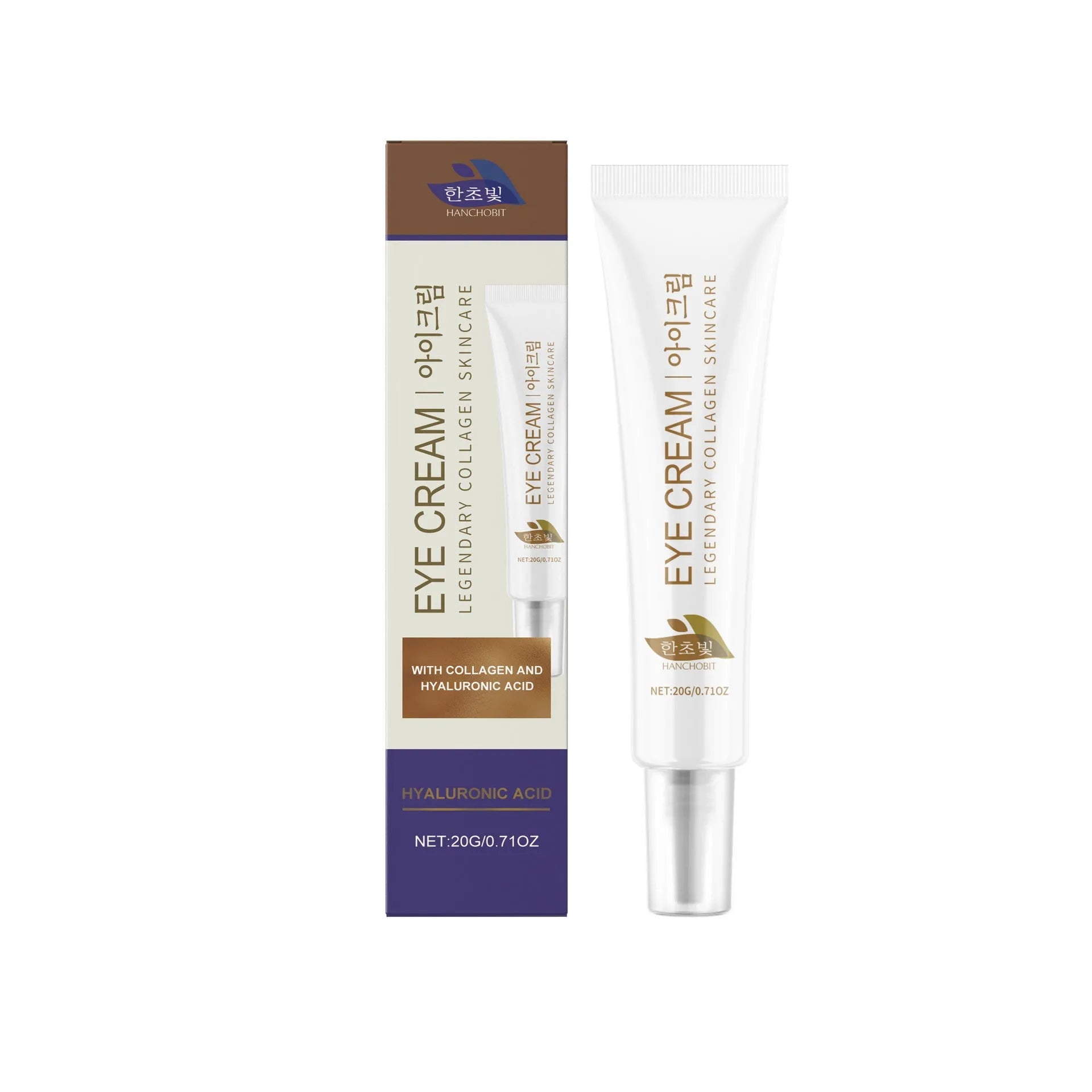 20g jar of collagen and hyaluronic acid eye cream for under-eye moisture