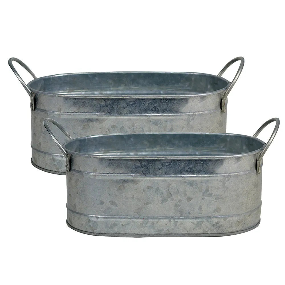 Iron sheet succulent flowerpot for desktop display with natural style design