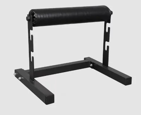 Black steel leg press training bar equipment for split squat exercises