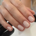 Solid colour nail art set in MY119 shade with plastic components for ladies' nail decoration