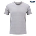 Crystal silk round neck T-shirt in polyester spandex fabric for leisure wear