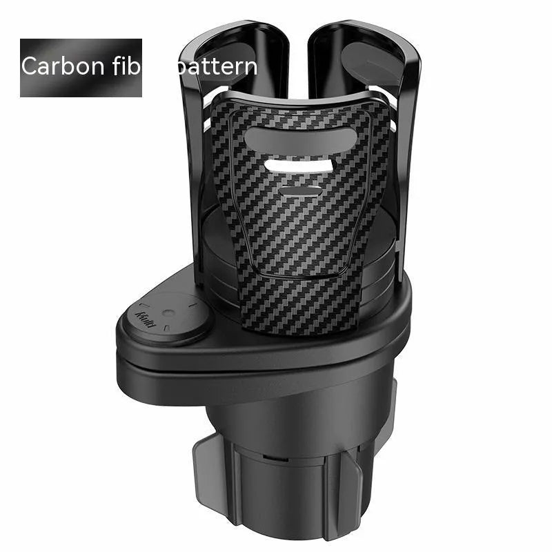 Second generation car cup holder modification in carbon fibre or matte finish