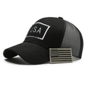 Tactical camouflage baseball cap with machine embroidery, adjustable Velcro back, and dome crown design