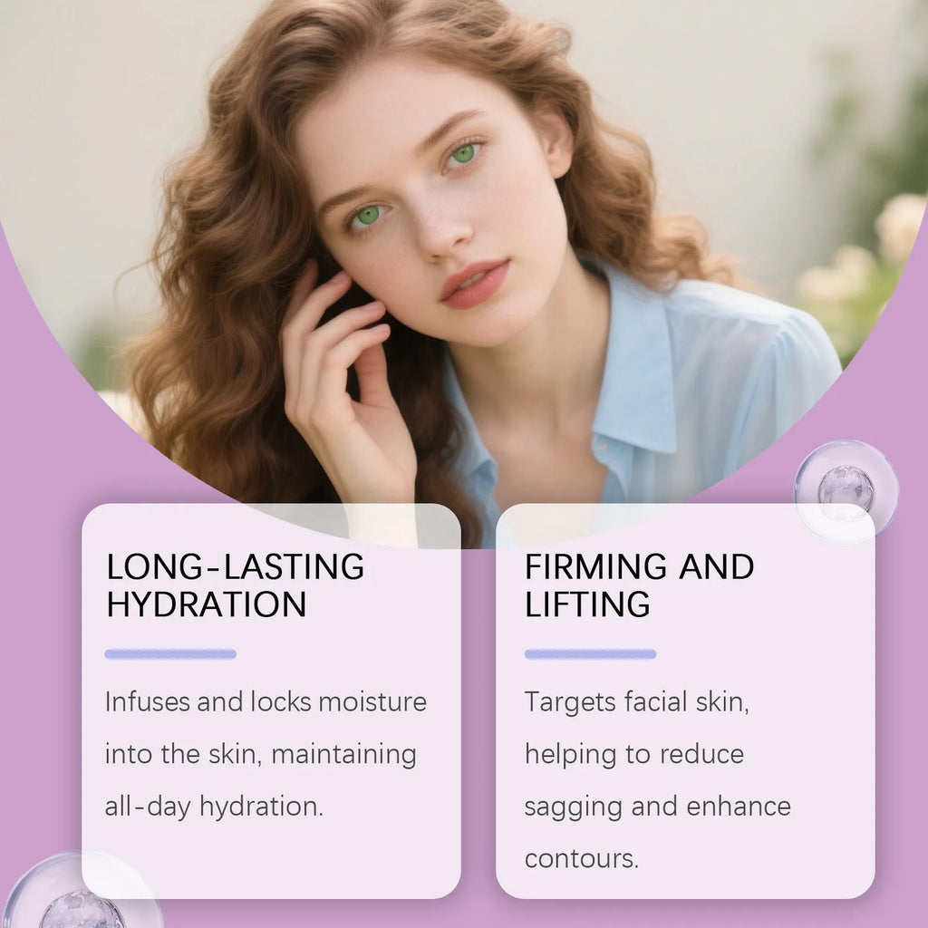 60g moisturising firming lifting cream with retinol hyaluronic acid and nicotinamide in a white jar