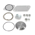 Silver aluminium alloy valve cover for automotive exhaust gas recirculation systems