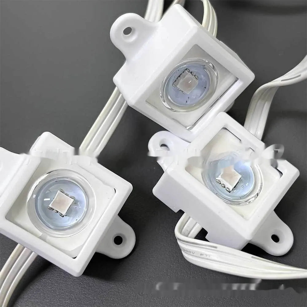 White plastic LED light protective lampshade and fixed mounting bracket