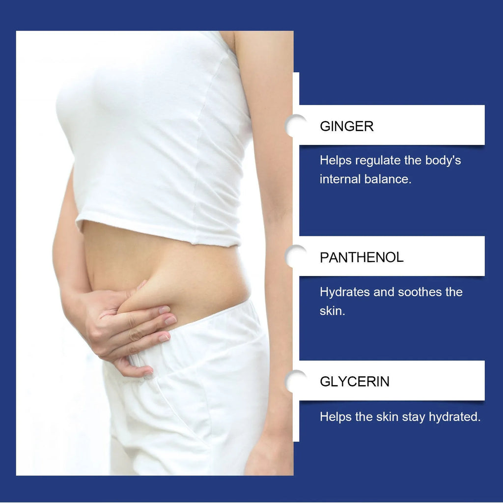 Four body care moisturising patches with ginger and panthenol formula