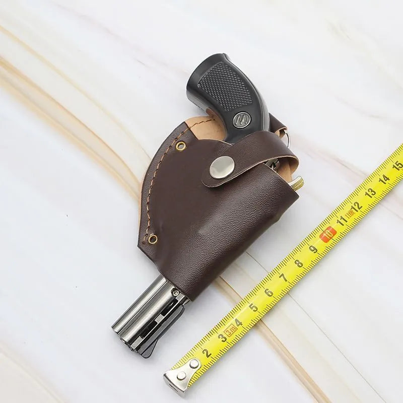 Inflatable windproof lighter metal butane refillable black colour direct flame