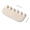 White plastic urine blocking board for toilet training placement on standard toilet bowl