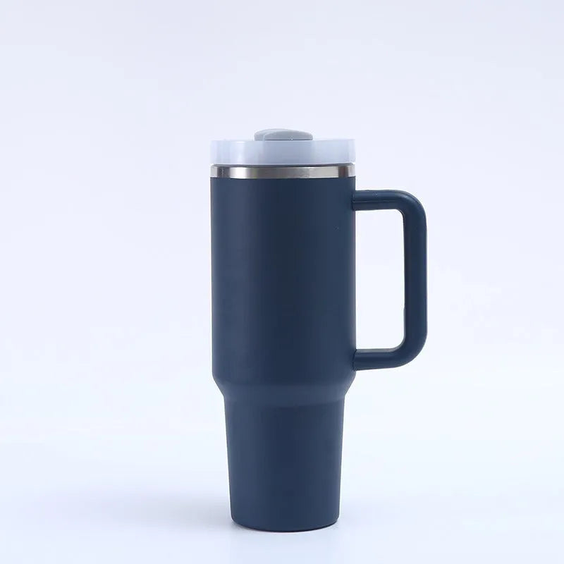 304 stainless steel vacuum cup 40oz second generation in black with double-wall insulation