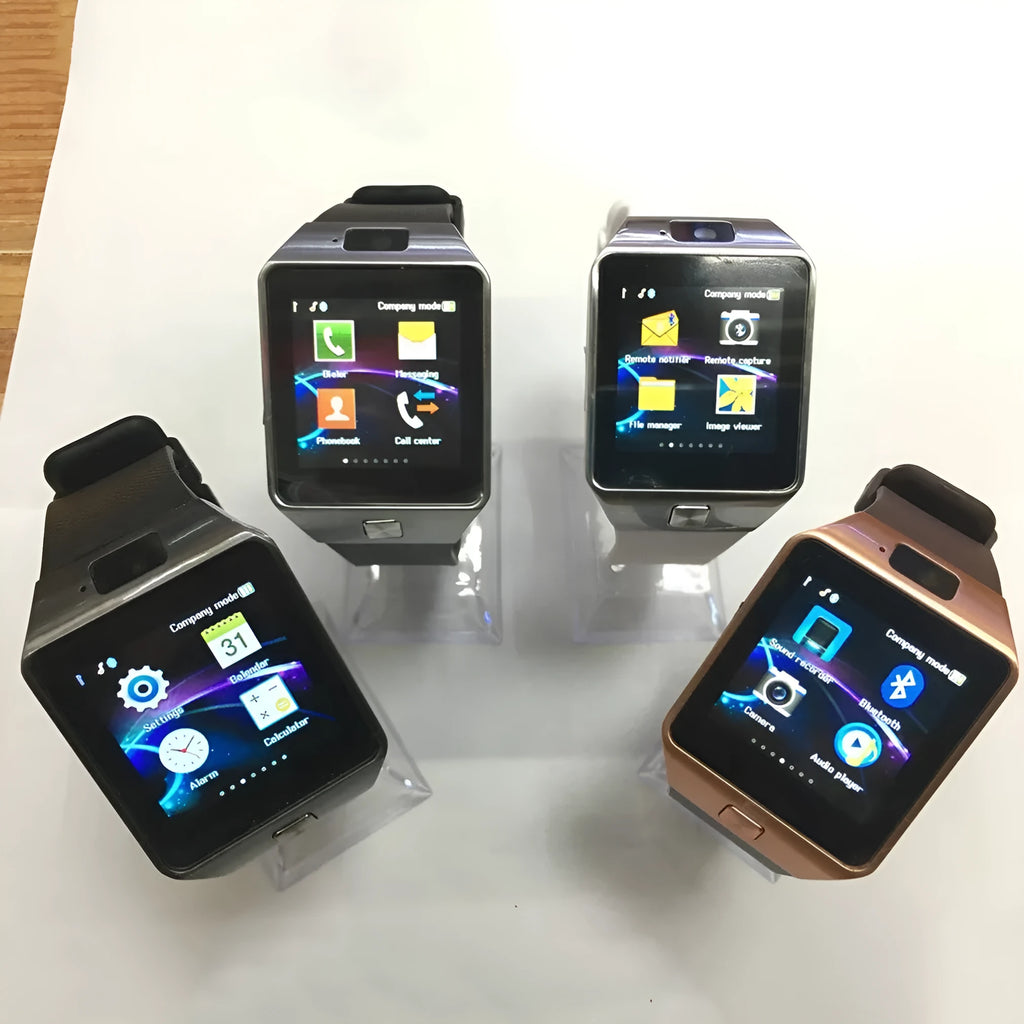 Bluetooth smart watch with 1.54-inch screen and sporty silicone strap in multiple colours