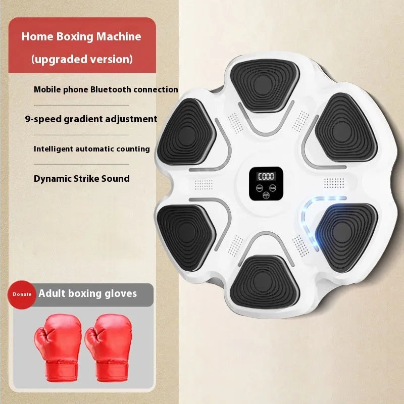 Smart music boxing machine wall target with electronic reaction training and ABS construction