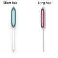 Green plastic pet hair removal comb with disposable wipes for cats and dogs