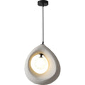Sili Style retro modern ceiling chandelier with milky white lampshade for dining room
