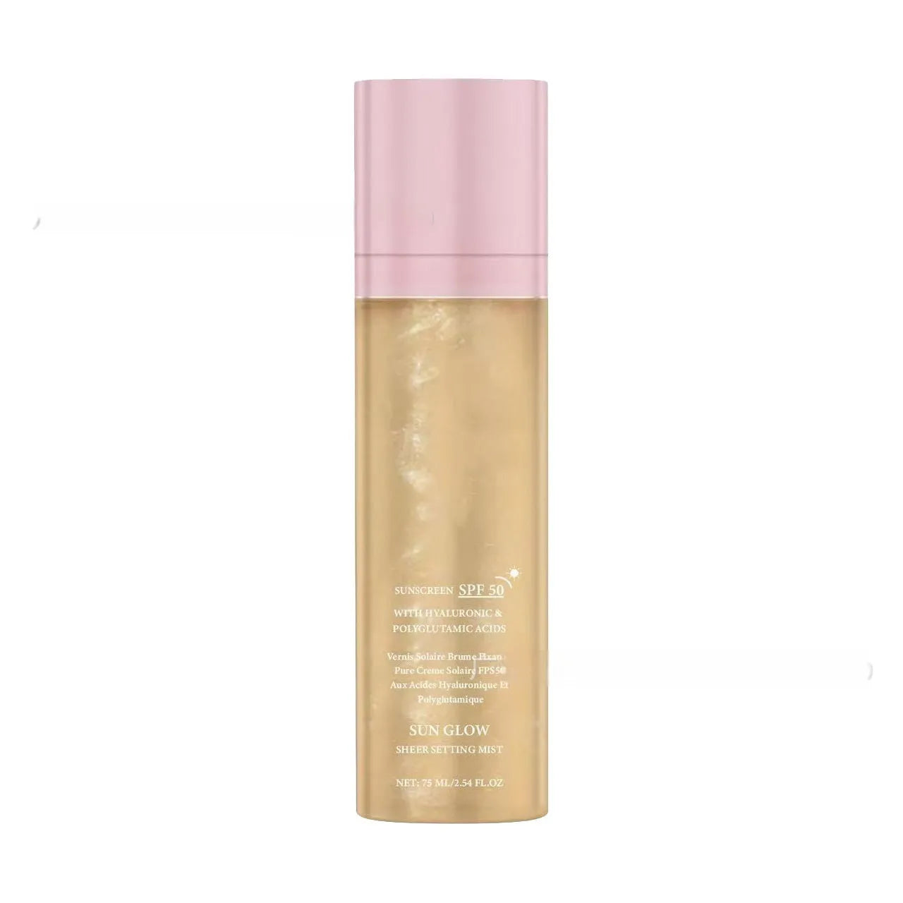 75ml toning lotion spray bottle with moisturising and nourishing properties for facial hydration