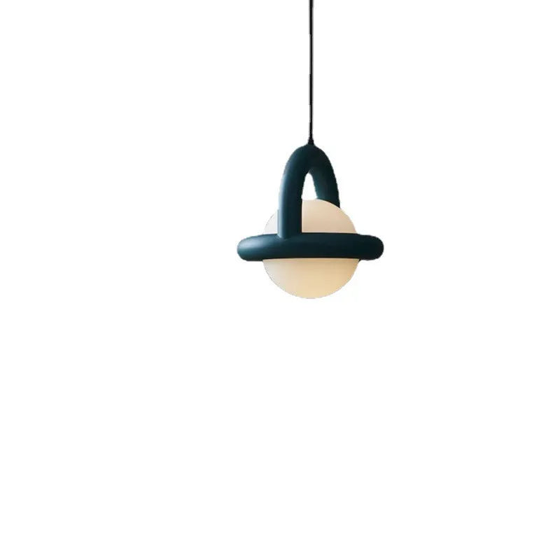 Danish designer hanging line pendant lamp in matte black mounted on a wall