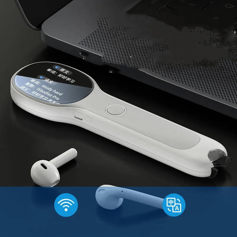 White basic edition universal reading pen for language learning and translation.