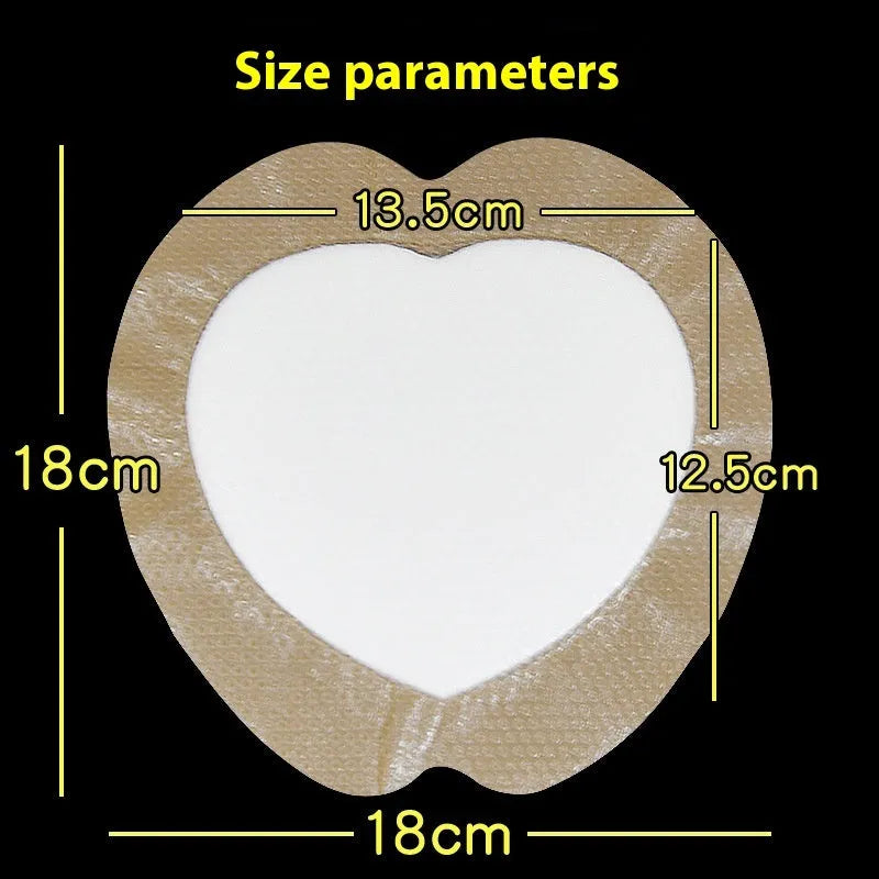 Large skin colour silicone bedsore dressing for pressure sore care