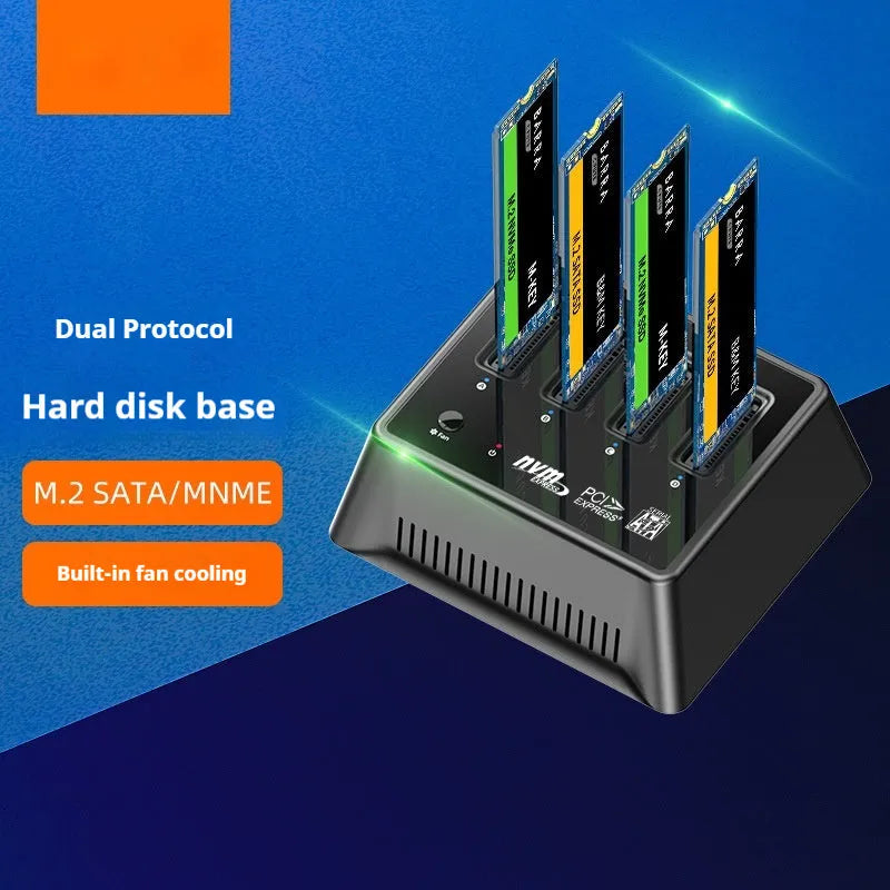 M2 dual protocol SSD aluminium base with 90x78x34mm dimensions and K30174P2 colour