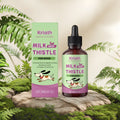 60ml bottle of dog milk thistle extract nutrient solution with turmeric and omega-3 fatty acids.