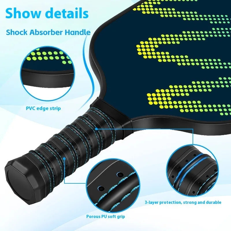 High-density fibreglass table tennis racket for outdoor sports with CZXPK00561 specification