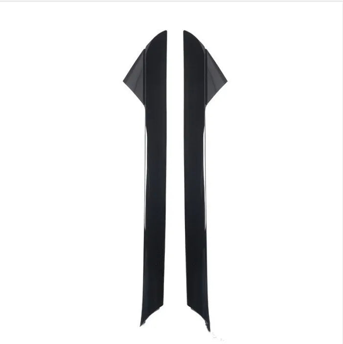 Genuine Ford gloss black front windshield trim panel OEM part.