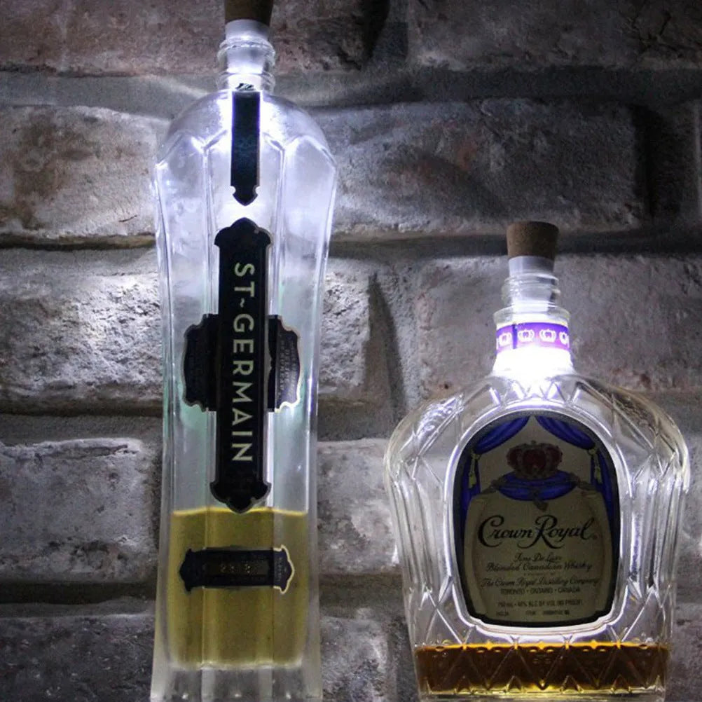 Rechargeable LED bottle cap cork light with plastic shell for holiday decoration