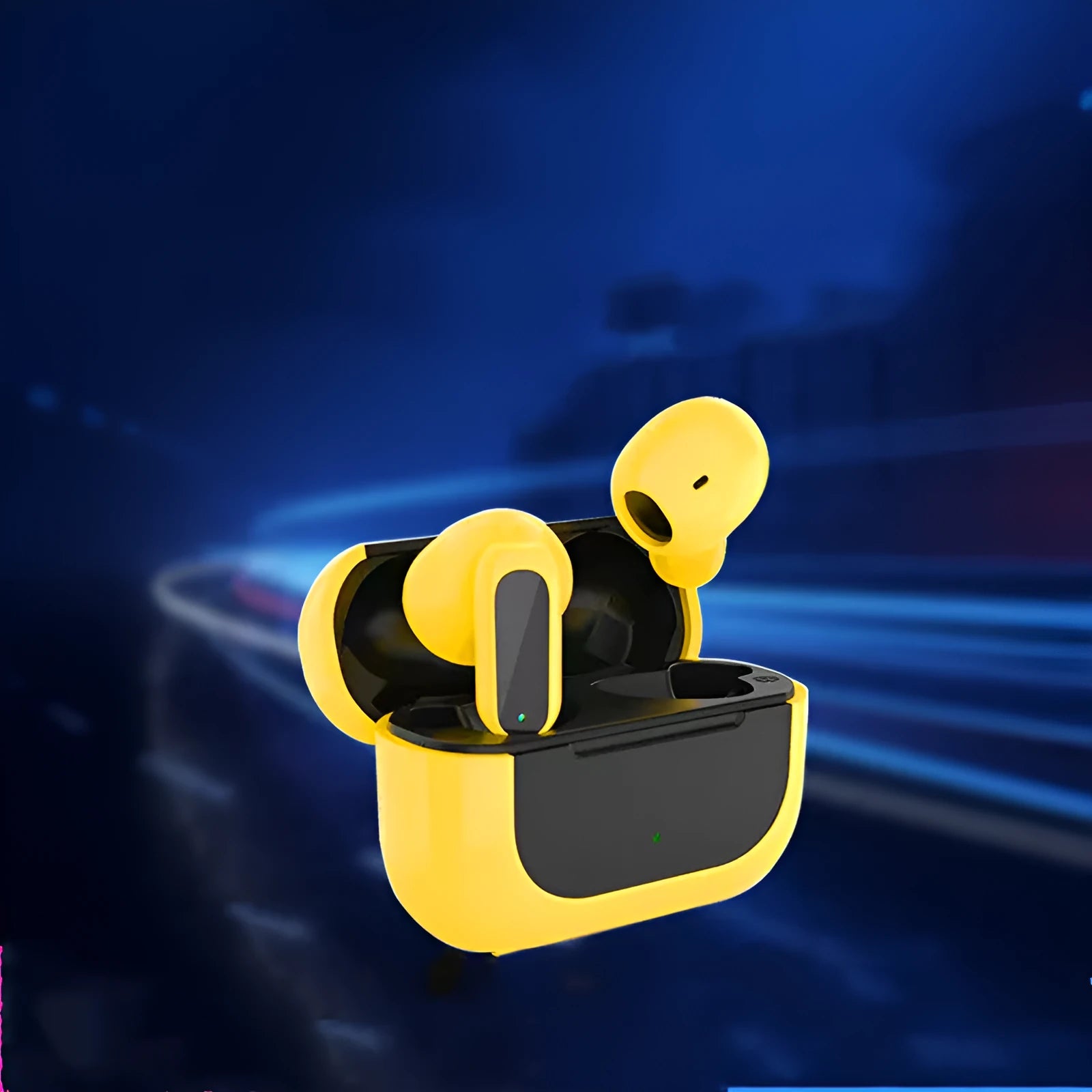 Jerry Cartoon wireless Bluetooth headphones in black, white, or yellow colours with earbud design