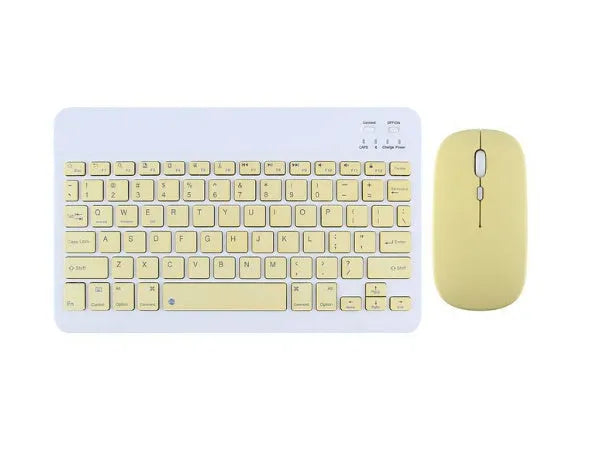 Bluetooth keyboard and rechargeable mouse bundle in multiple colour options including elegant white and dark night green