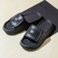Soft unisex EVA house slippers with a thick non-slip sole in multiple colours.