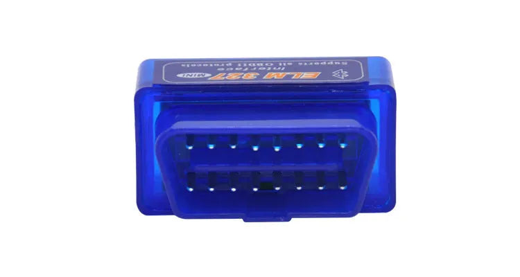 Bluetooth OBD2 automotive fault code scanner with compact design for vehicle diagnostics