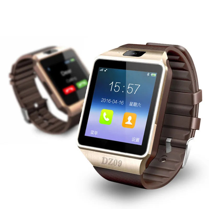 Smart watch with 1.44-inch touch screen showing interface, worn on wrist with Bluetooth calling functionality